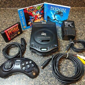 90s SEGA Genesis CDX 3 in 1 console. SEGA CD/SEGA Genesis/Portable CD player.